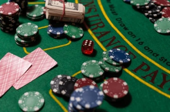 Antarmuka meja live dealer Red Tiger dengan kontrol taruhan yang intuitif